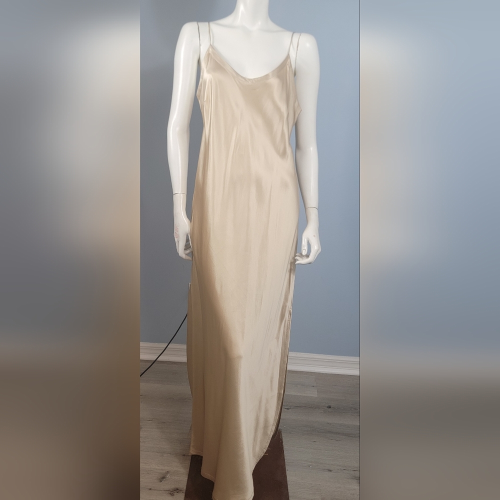 La Perla Cream Silk Chemise Bridal Slip Dress Gown